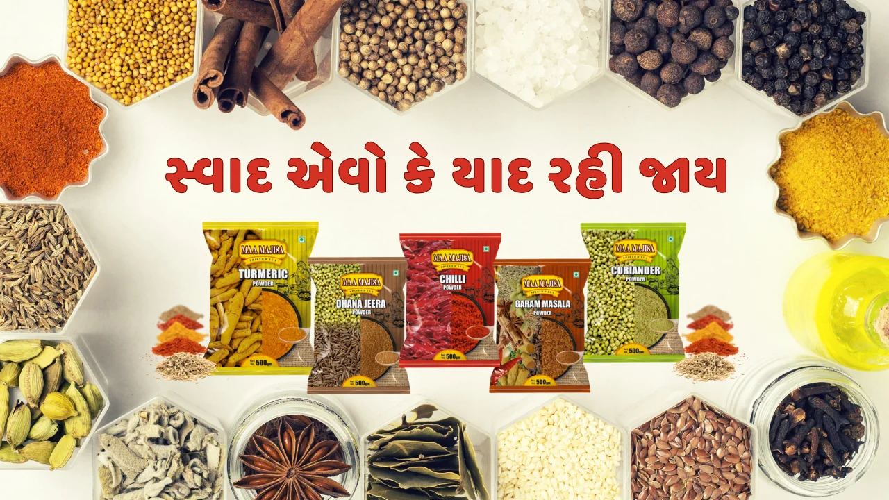 Modern Brown Indian Spices and Food Vlog YouTube Thumbnail